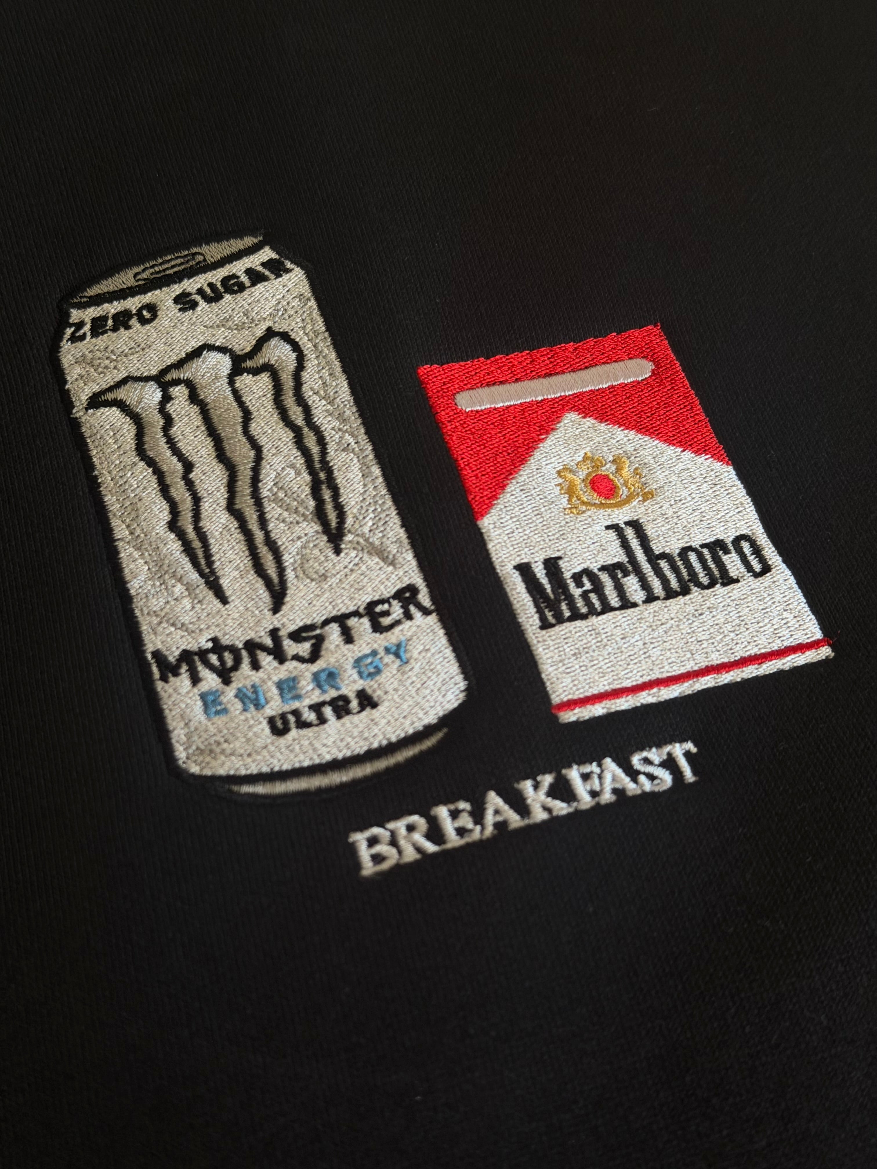 Breakfast Hoodie Black